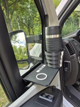 Fahrertürablage im Wohnmobil