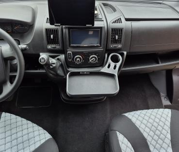 Cockpit Tisch groß für Citroen Jumper, Fiat Ducato, Peugeot Boxer ohne Getränkeaufnahme