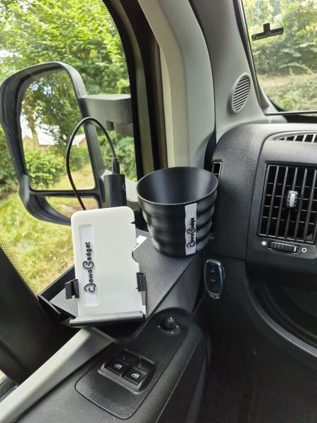 Fahrertürablage im Wohnmobil