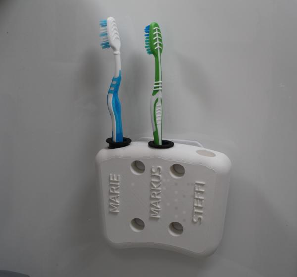 Zahnbürstenhalter mit Namen