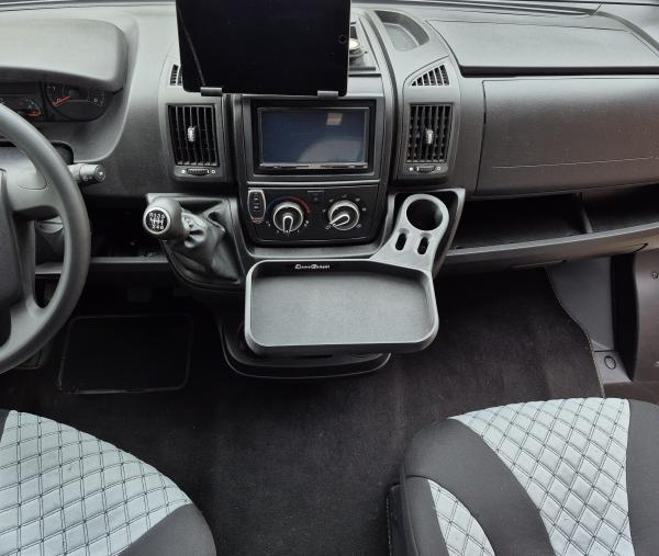 Cockpit Tisch groß für Citroen Jumper, Fiat Ducato, Peugeot Boxer ohne Getränkeaufnahme