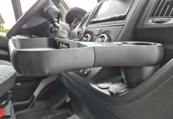 Cockpit Tisch groß für Citroen Jumper, Fiat Ducato, Peugeot Boxer ohne Getränkeaufnahme