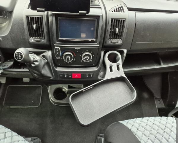 Cockpit Tisch groß für Citroen Jumper, Fiat Ducato, Peugeot Boxer ohne Getränkeaufnahme